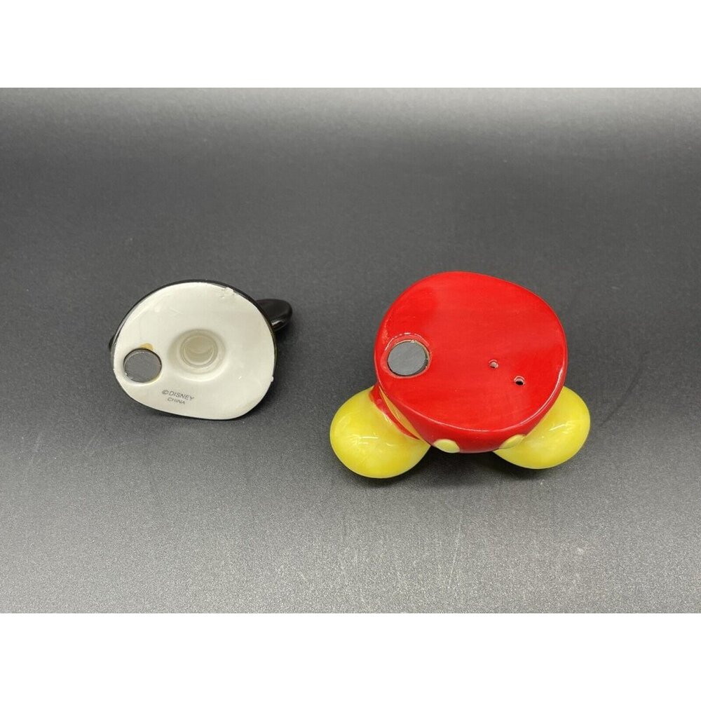 Mickey Mouse Salt Pepper Shakers Magnetic Disney Theme Park Exclusive Ears Pants - Picture 5 of 10